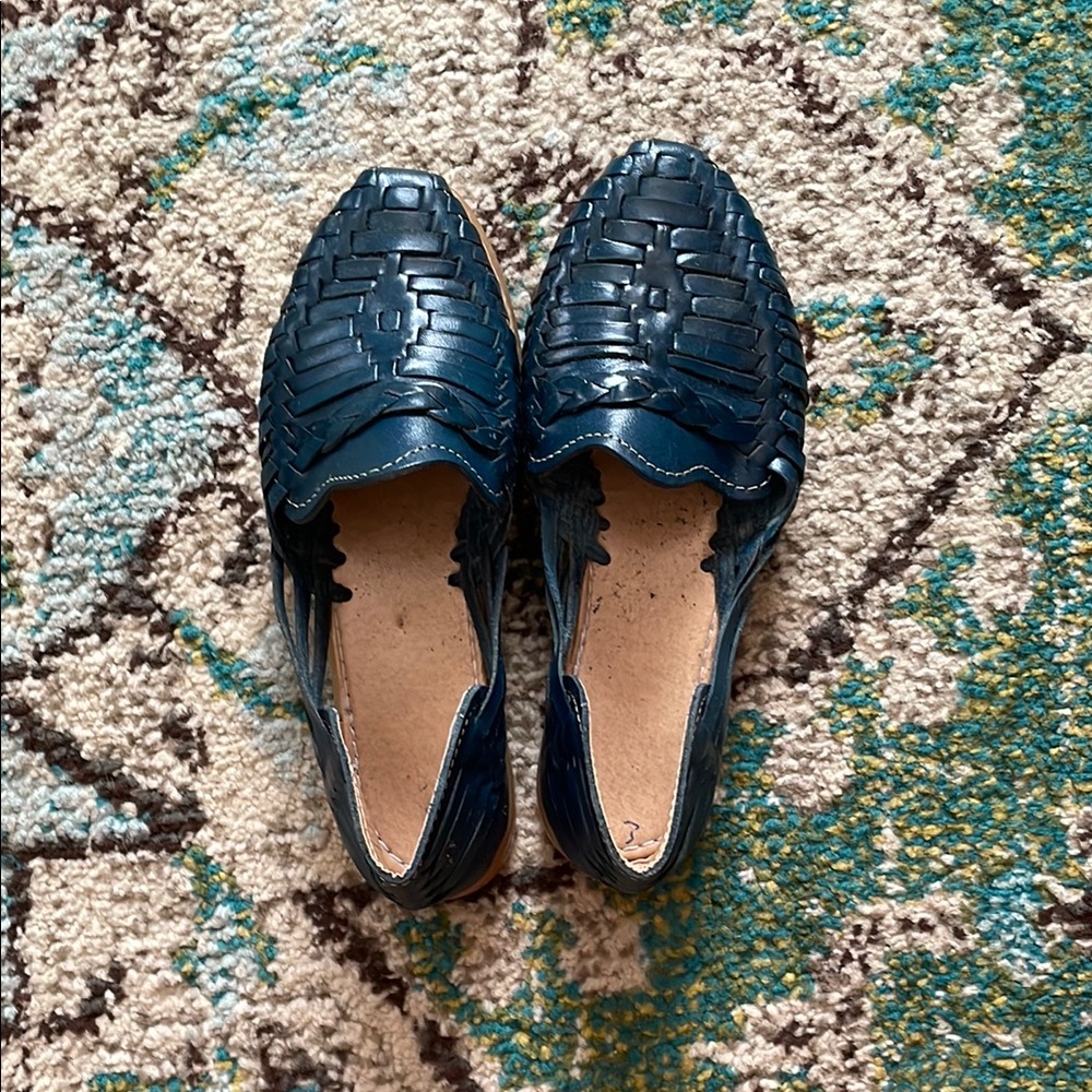 Huaraches Blue Loafers